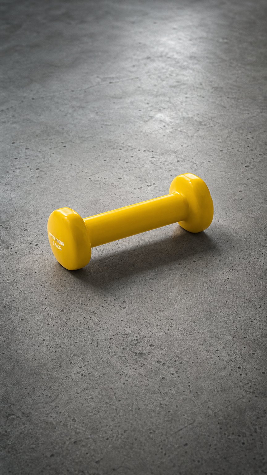 AI product shot of Sport-Thieme Fausthantel „Vinyl“
