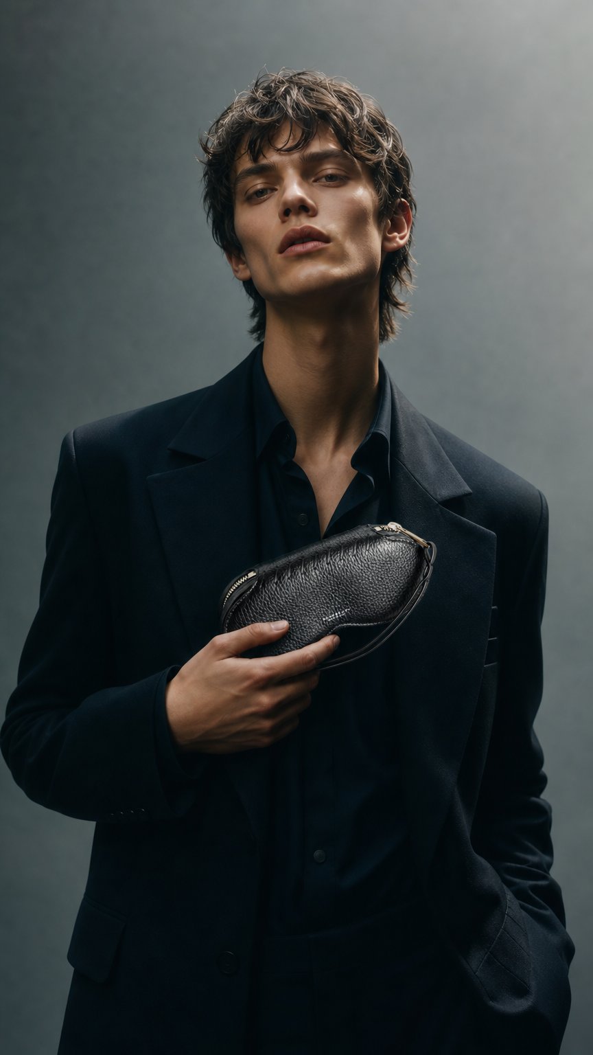AI product shot of GOSHAWK TRAVEL EYEGLASS CASE