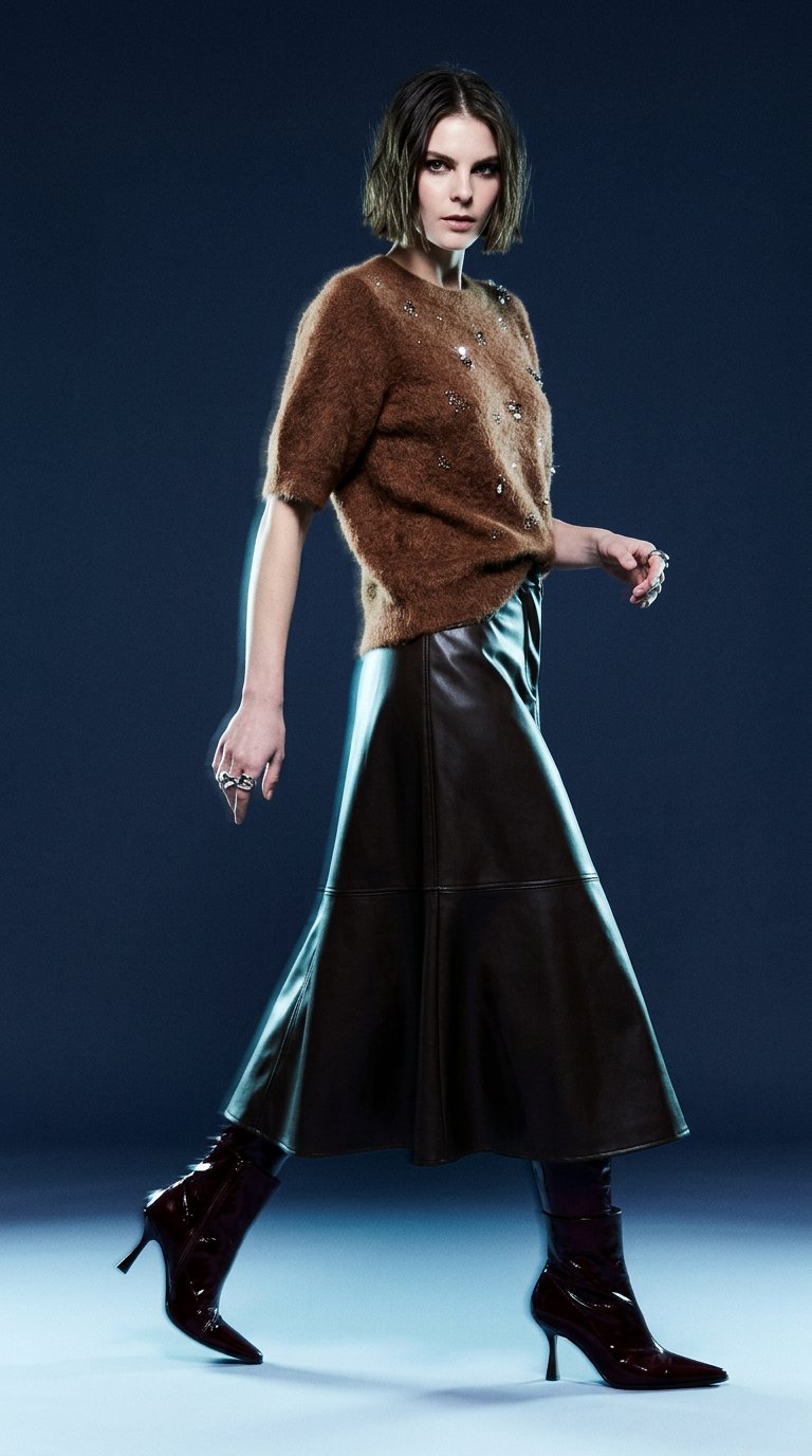 AI product shot of Haviland Beaded Knit Tee
