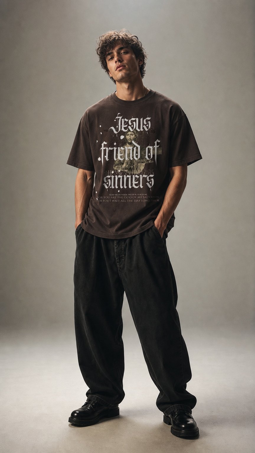 AI product shot of JESUS FRIEND OF SINNERS