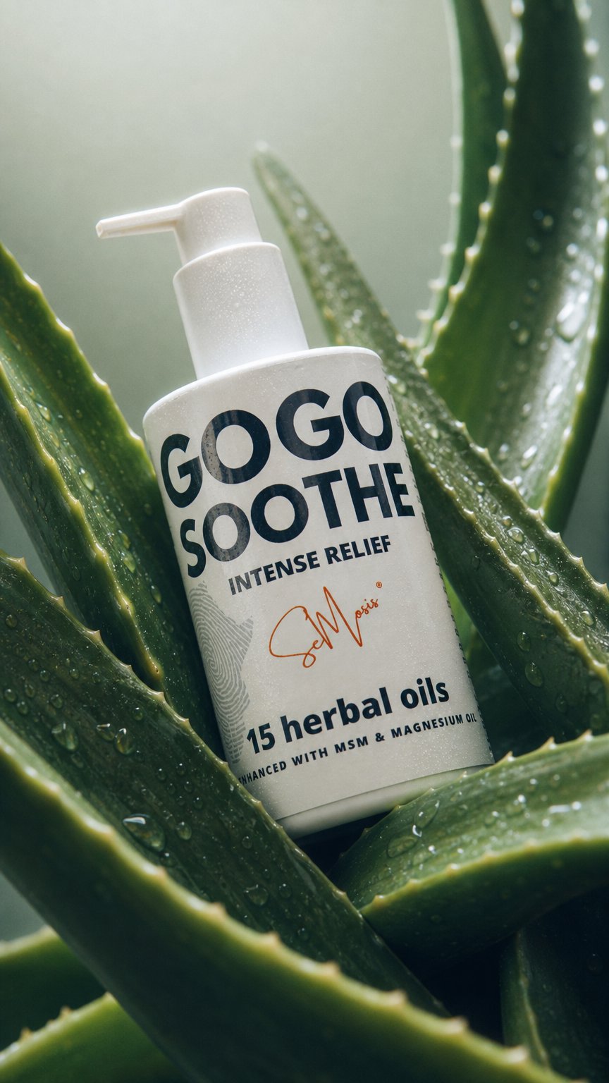 AI product shot of Go Go Soothe