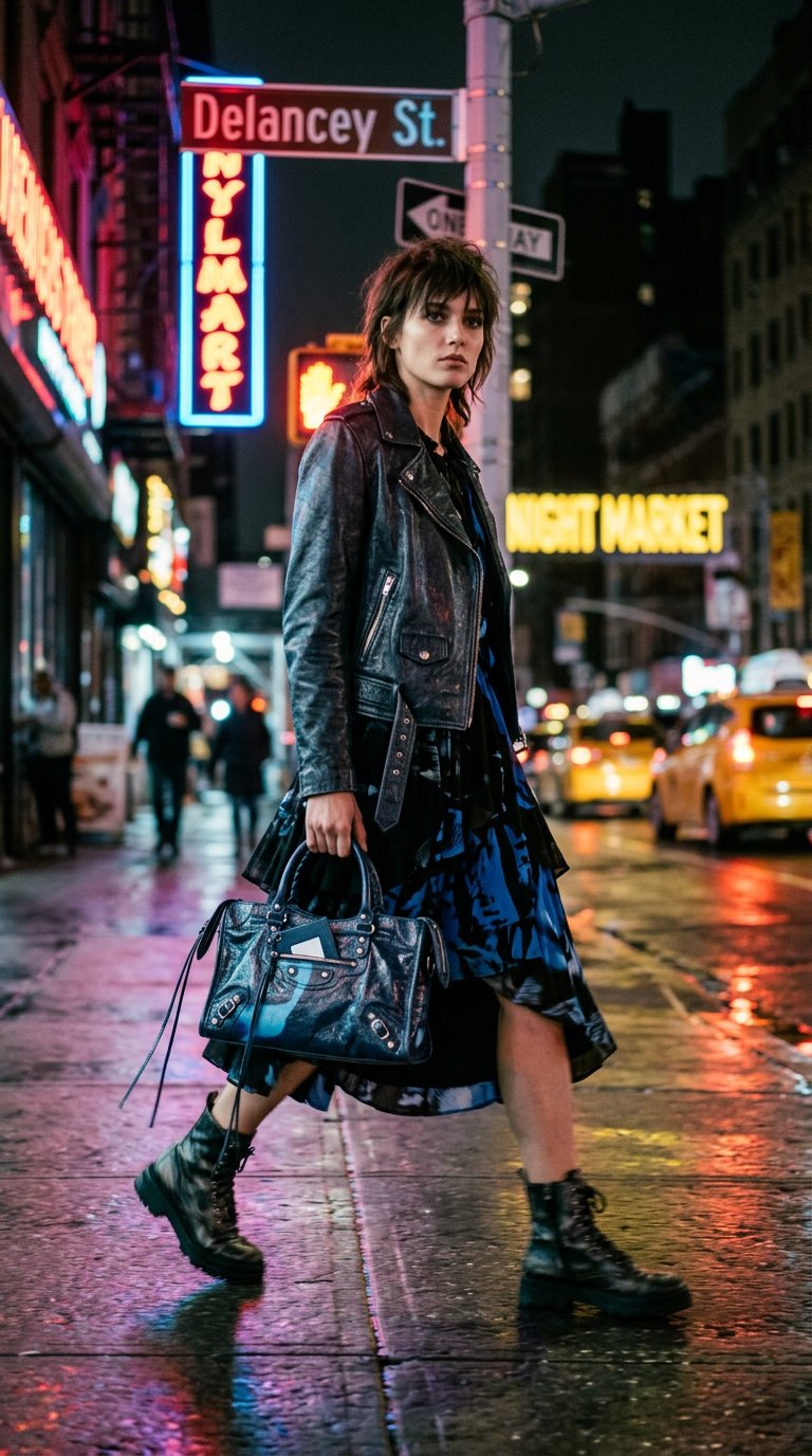 AI product shot of Women's Le City Bag Small in Navy
