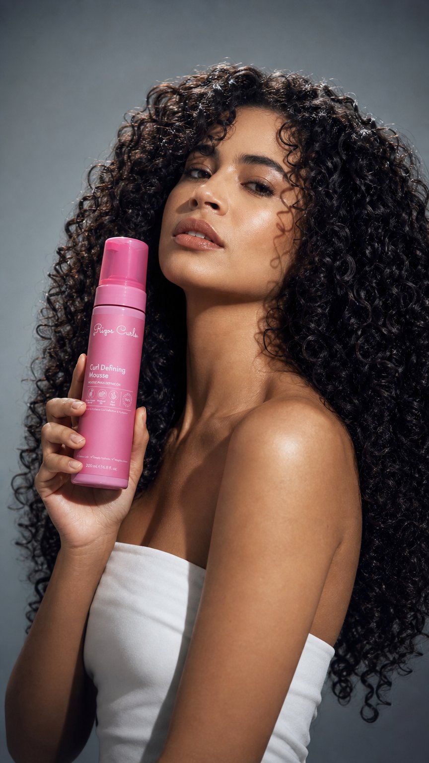 AI product shot of Curl Defining Mousse