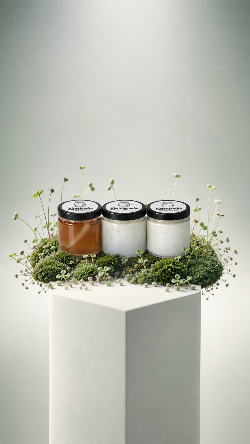 AI product shot of Ferment Starter Trio Szett