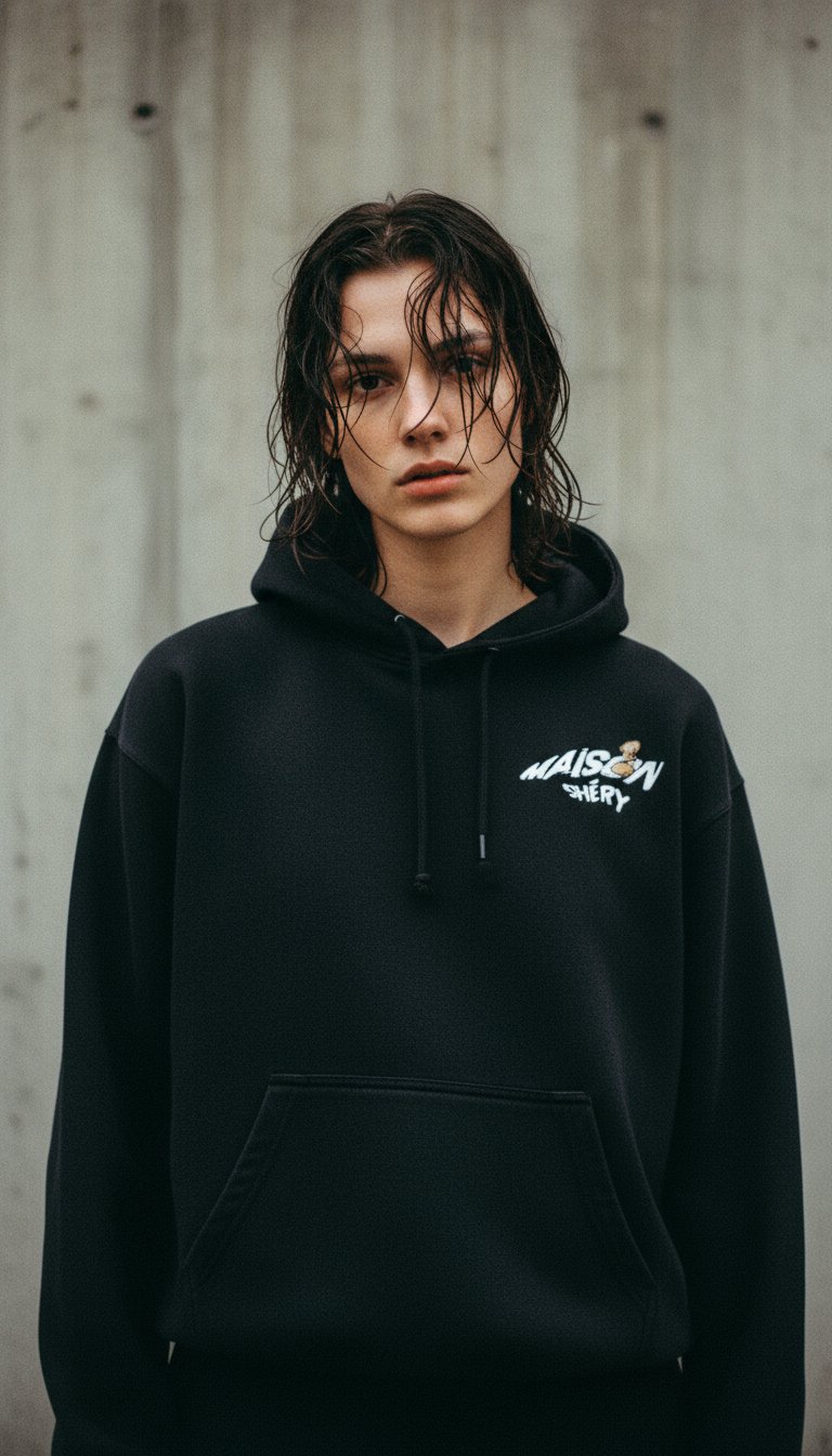 AI product shot of Signature Hoodie