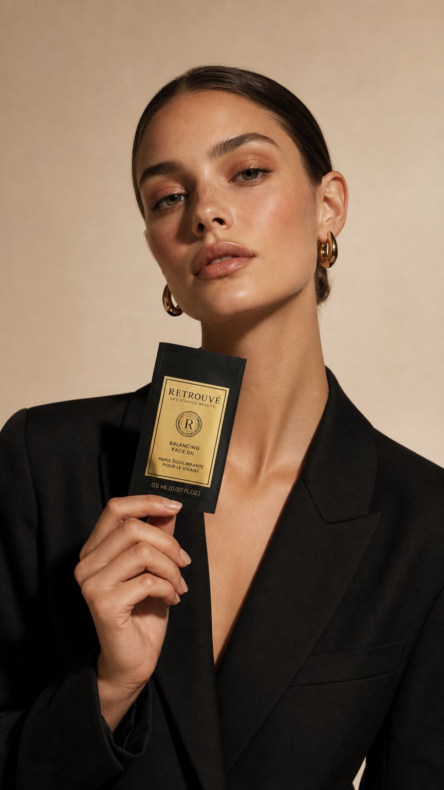 AI product shot of ‍Balancing Face Oil Sample (100% off)