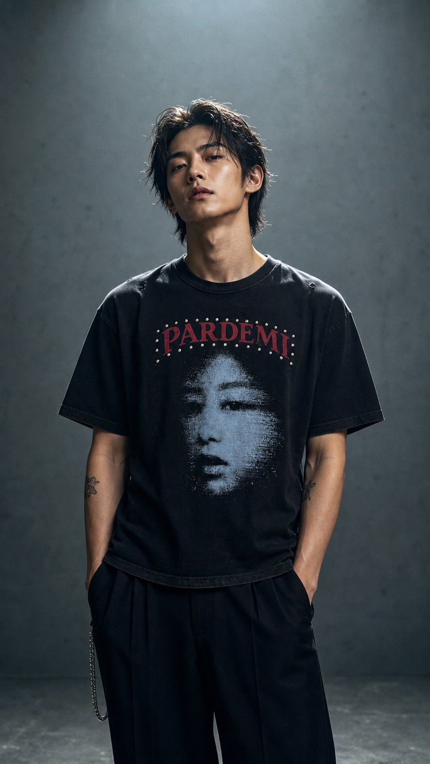AI product shot of Graphic T