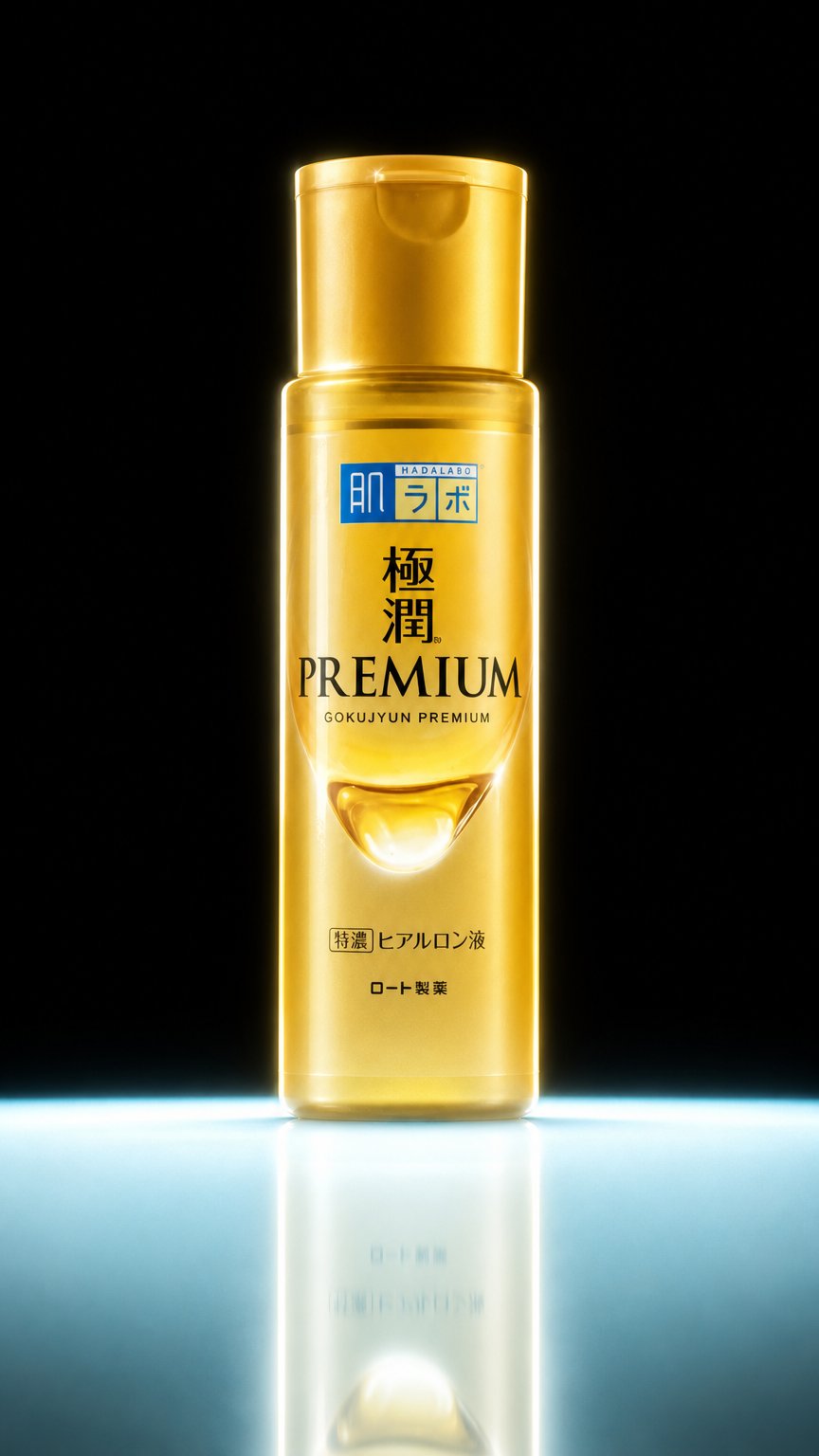 AI product shot of Hada Labo Gokujyun Premium Hyaluronic Acid 170ml