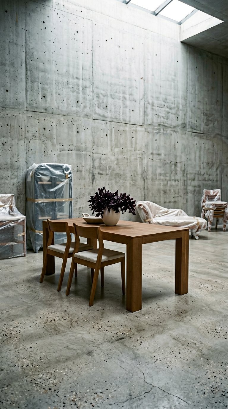 AI product shot of Modern Dining Table - 72"