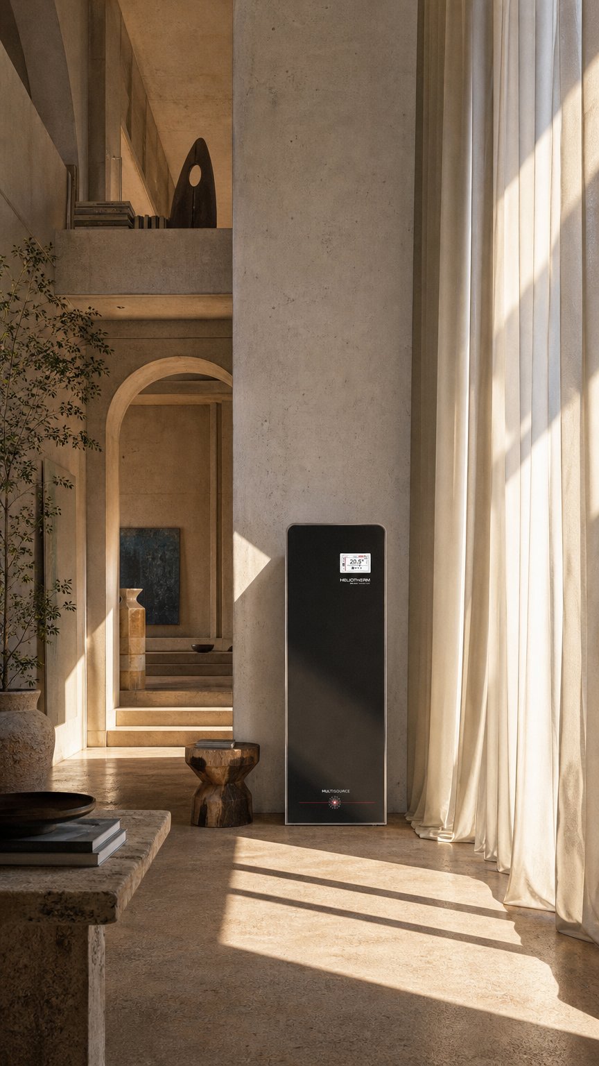 AI product shot of Brine Heat Pump Multisource BC Prestige