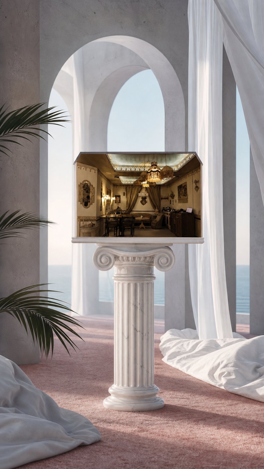 AI product shot of Hamlet's resto-cafe