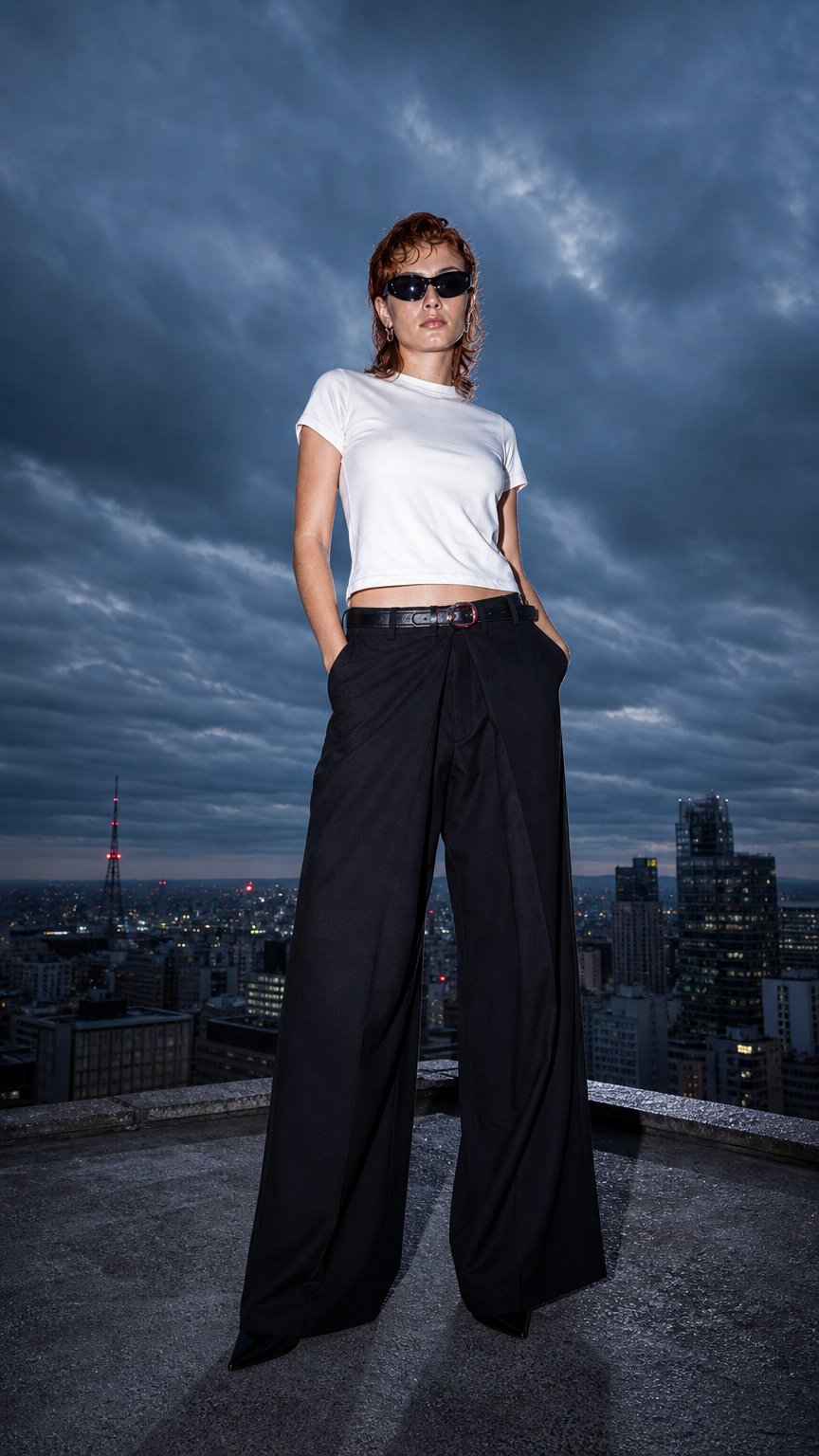 AI product shot of The Twist Trousers