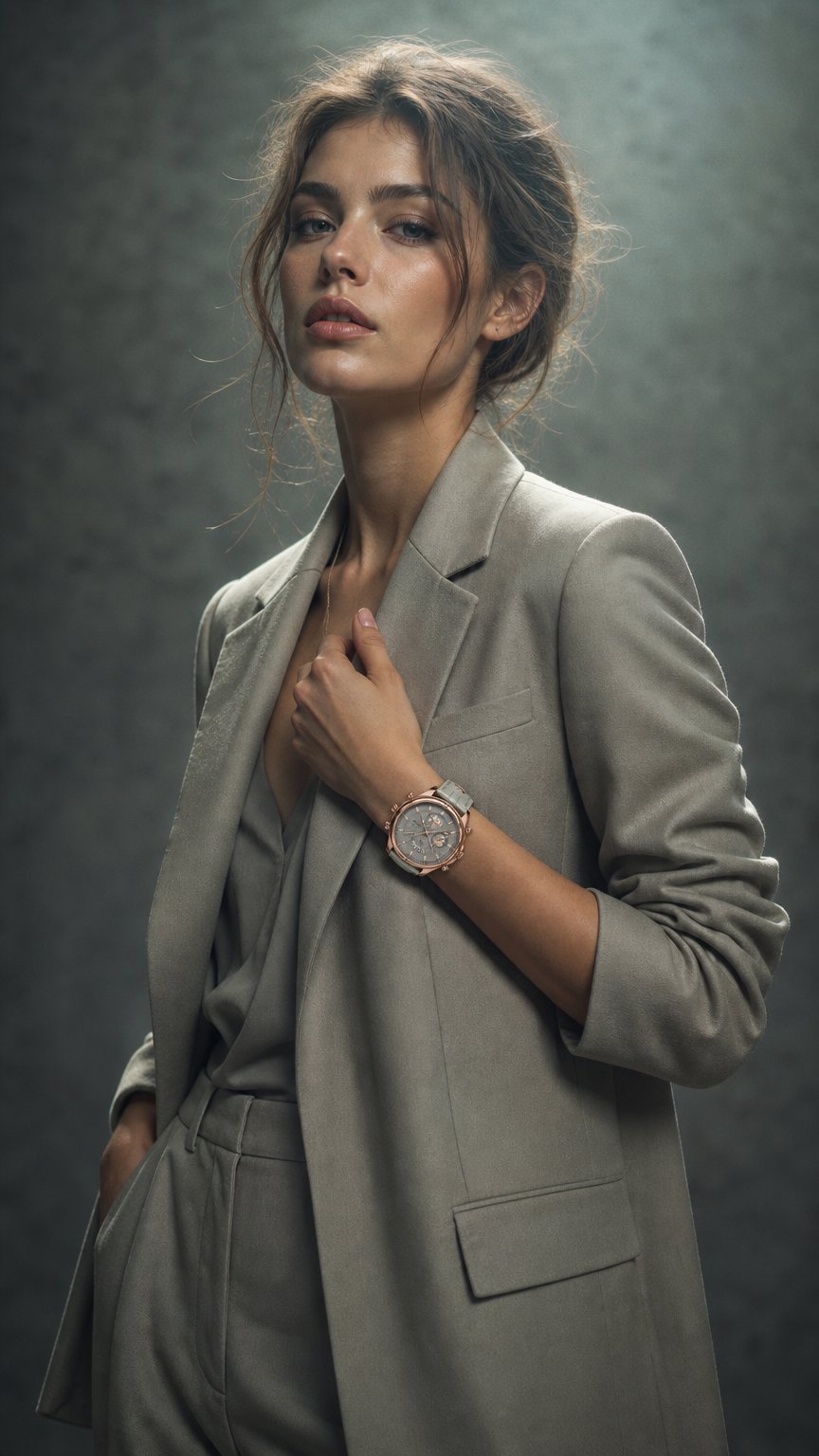 AI product shot of DM Luxus Original Herrenuhr