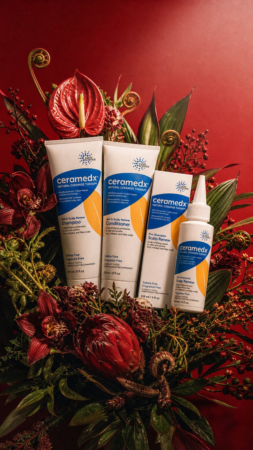 AI product shot of Haircare System - 3 Product Set