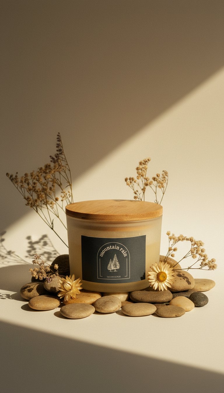 AI product shot of Sugar Scrub