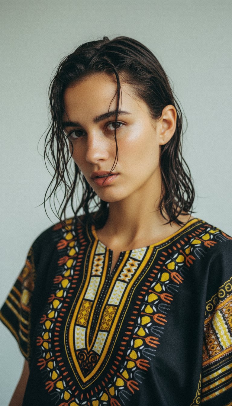AI product shot of Dashiki Top 8