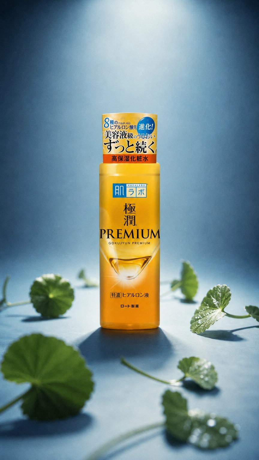AI product shot of Hada Labo Gokujyun Premium Hyaluronic Acid 170ml