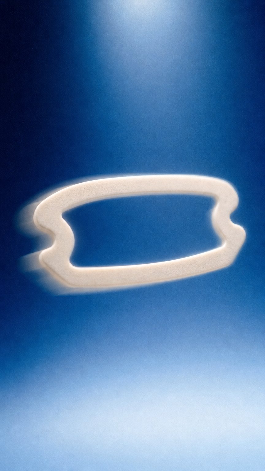 AI product shot of Parking Light Lens Gasket for 1968 Chevrolet Base Camaro, Sold as a Pair