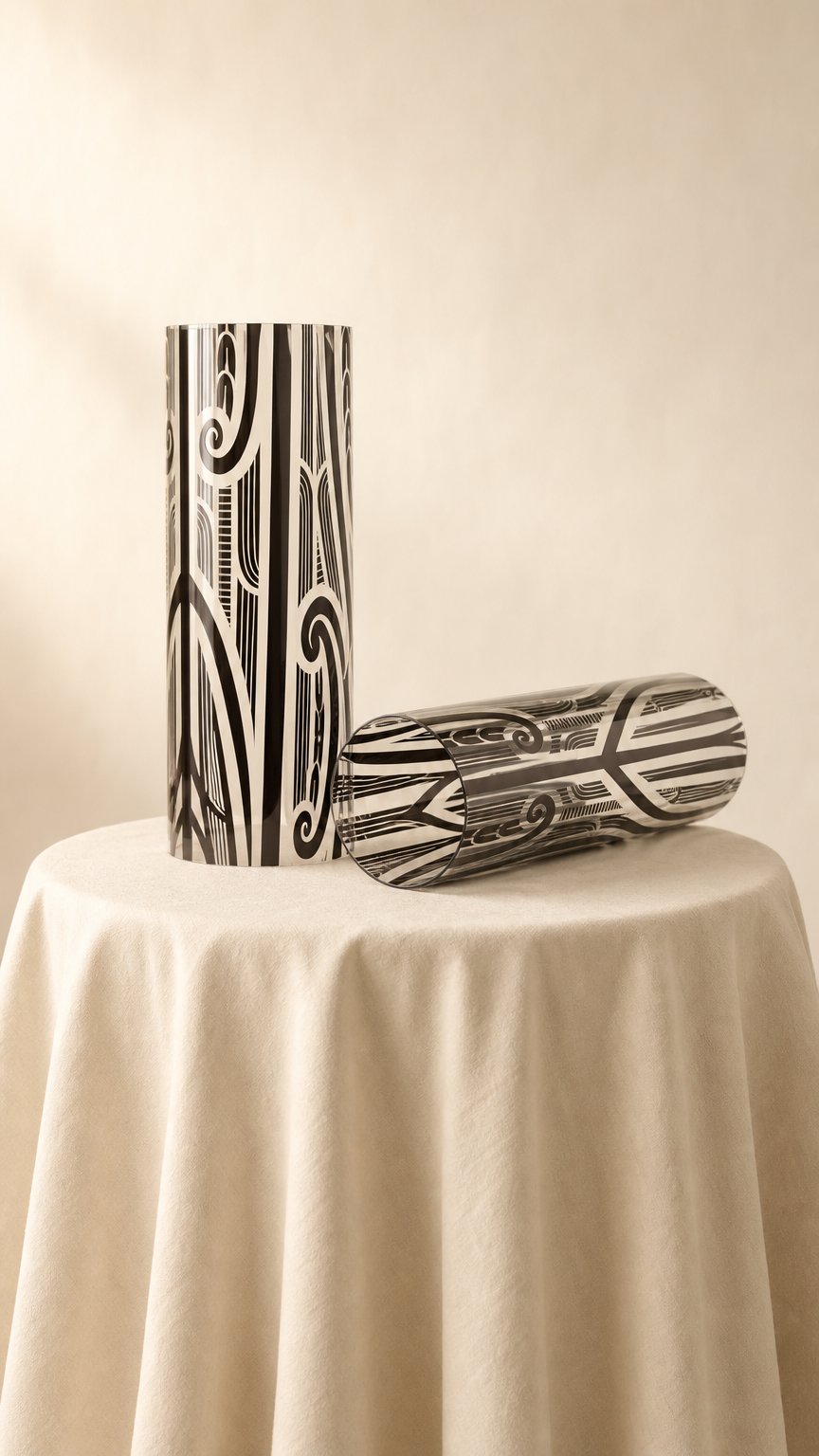 AI product shot of Gradient Design - Kowhaiwhai Decal