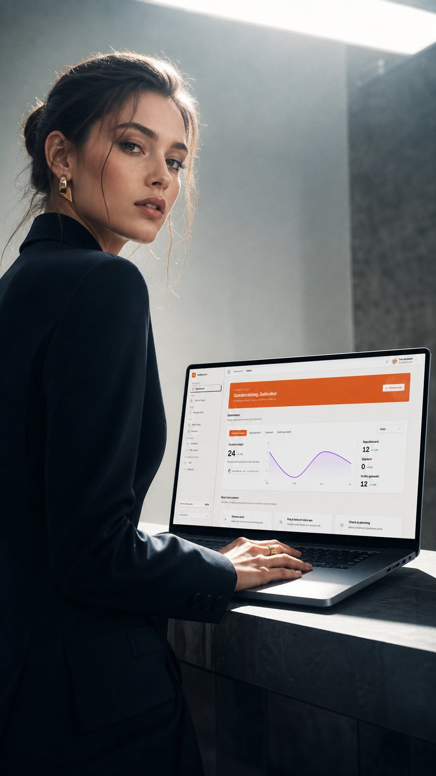AI product shot of Postbound.ai