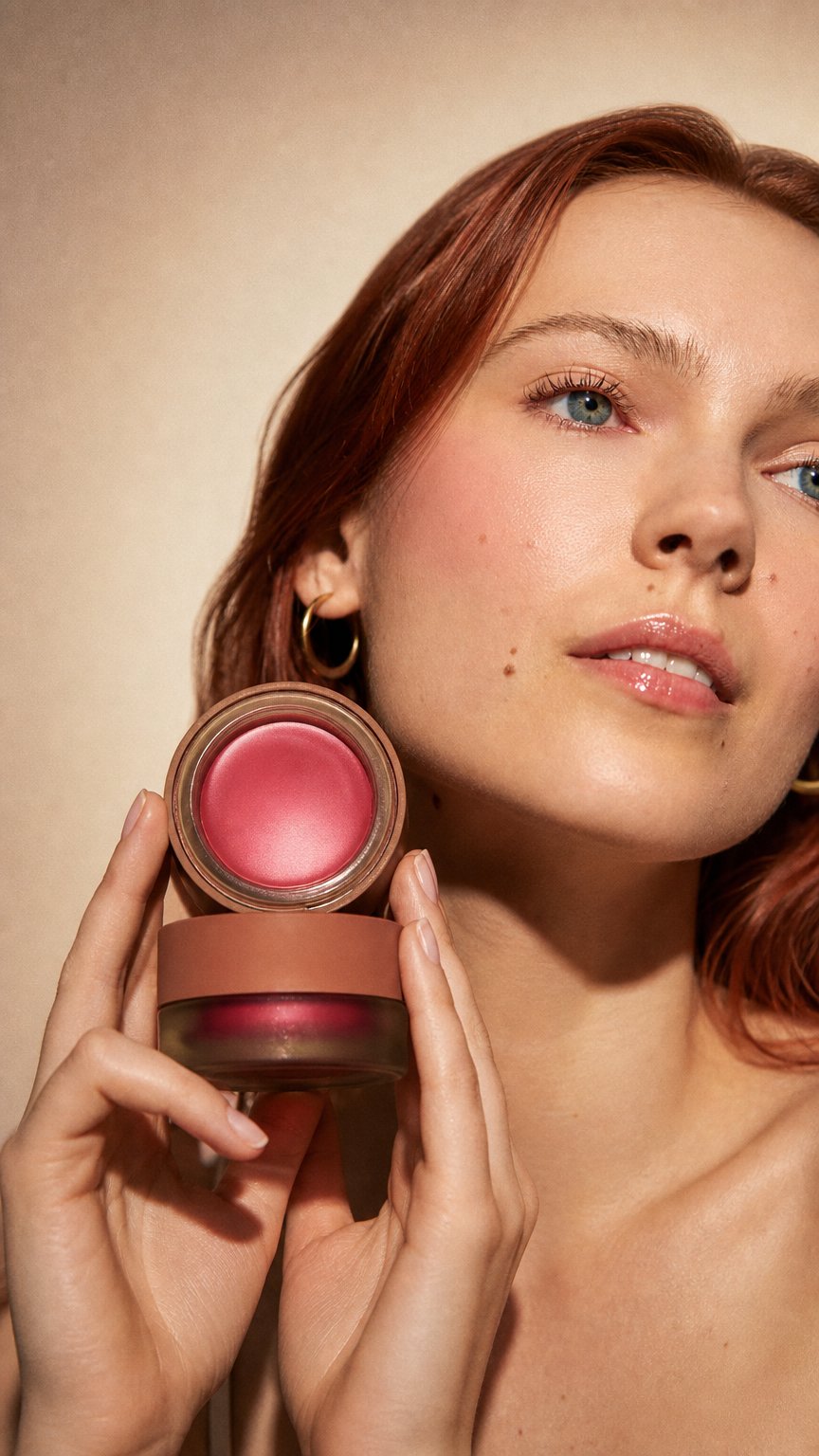 AI product shot of Cream Blush
