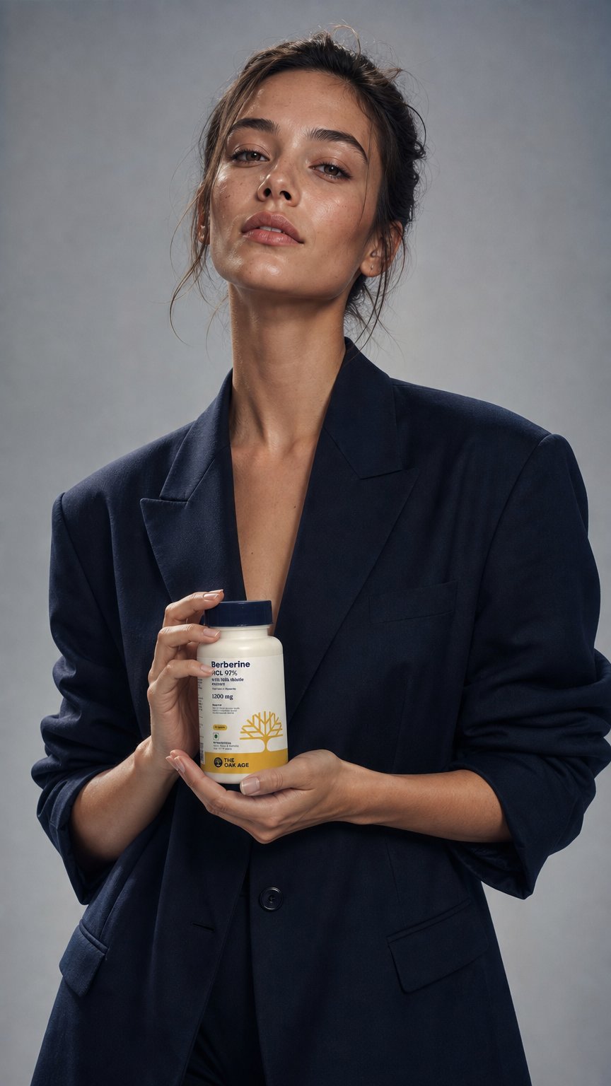 AI product shot of Blood Sugar Support | Himalayan Berberine with Milk Thistle