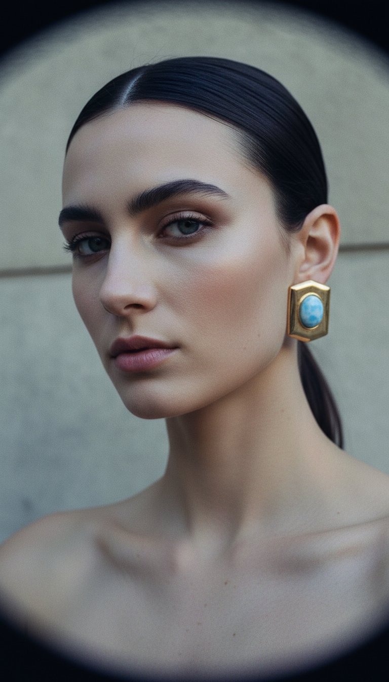 AI product shot of Katrina Earrings