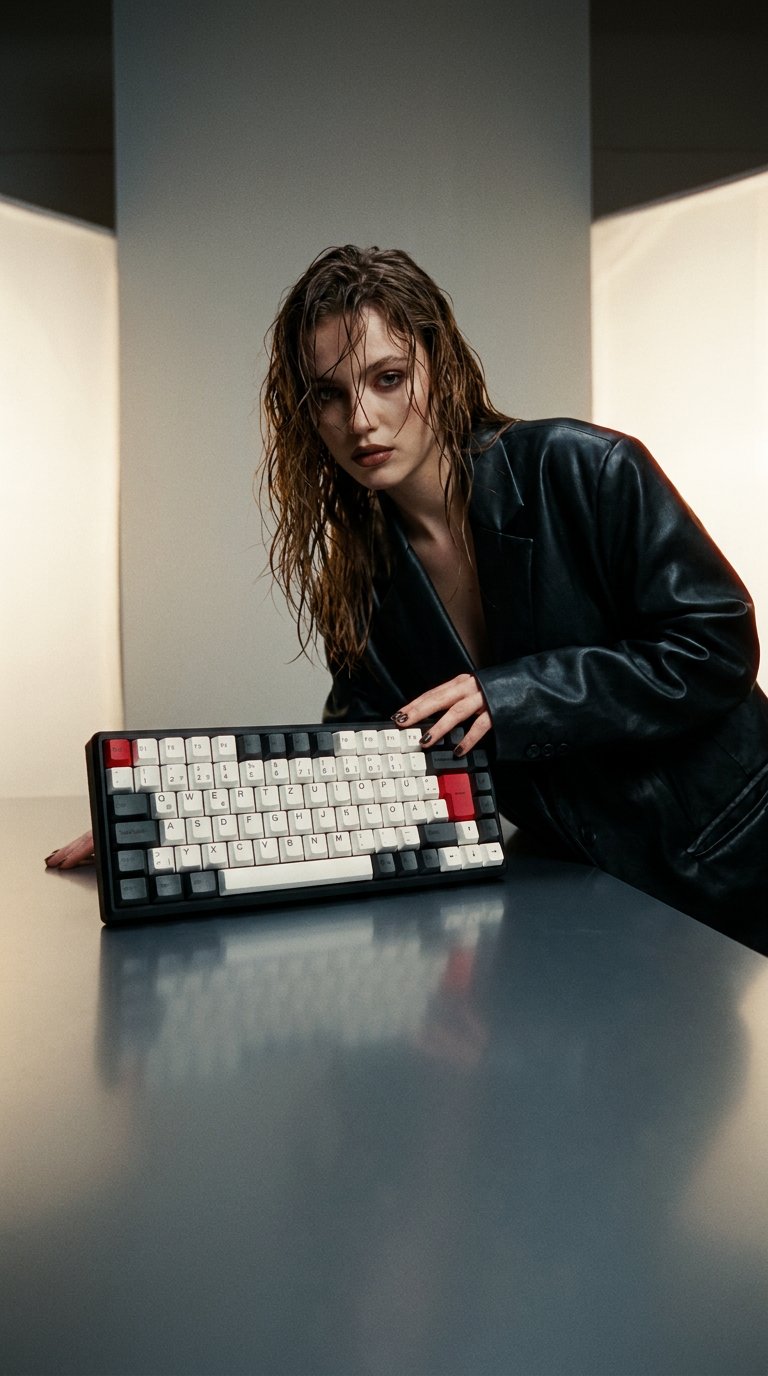 AI product shot of ANVIL NATIVE 75 – Mechanische Gaming Tastatur (75 %)