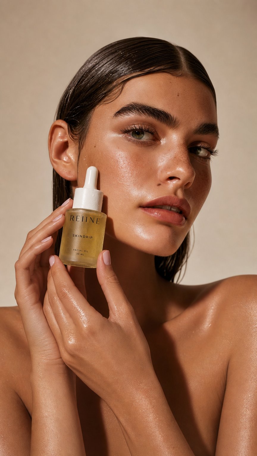 AI product shot of SKIN DRIP