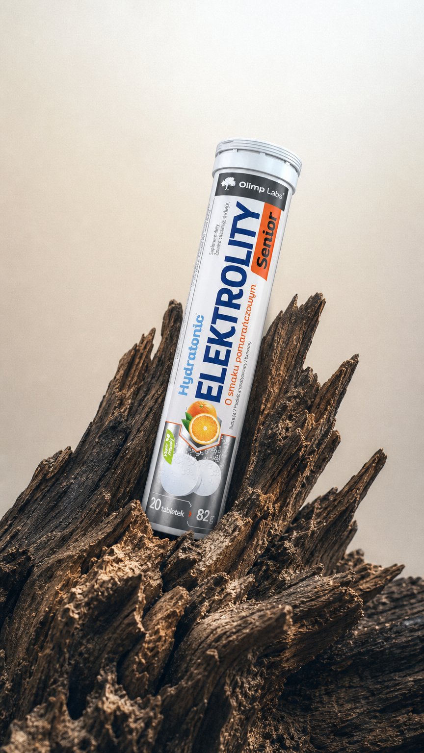 AI product shot of Olimp Hydratonic Elektrolity Senior - 20 tabletek