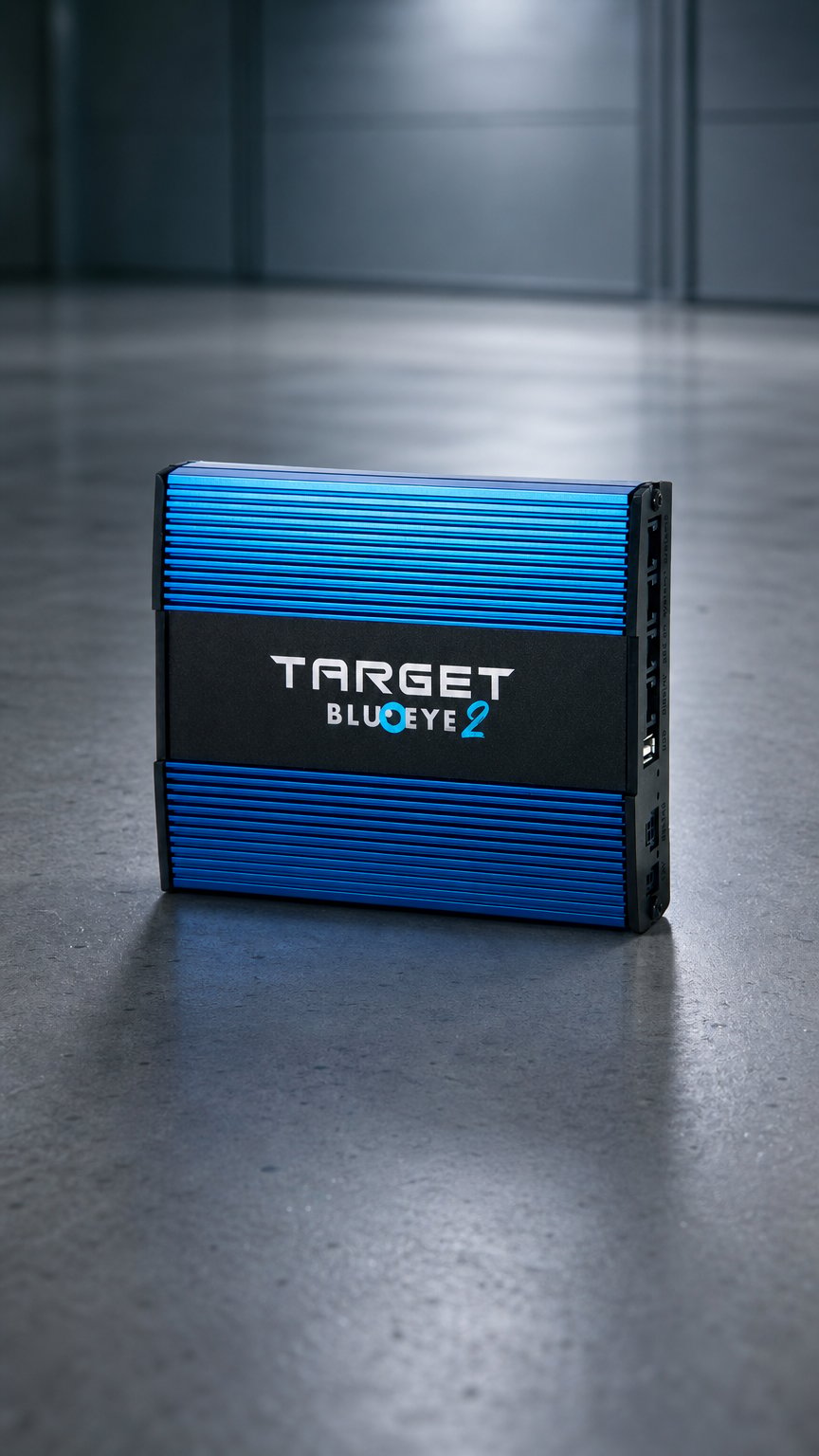 AI product shot of Target Blu Eye 2 with LED display