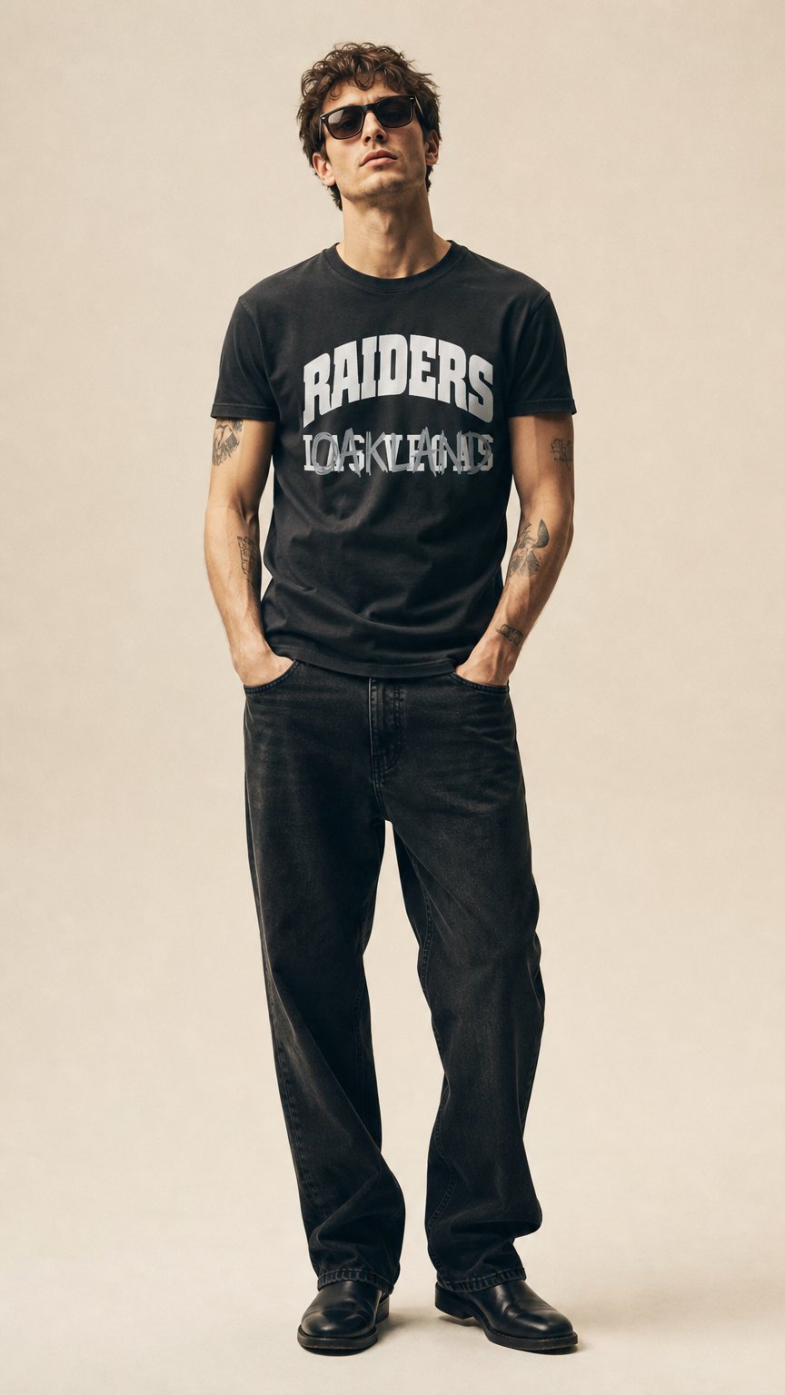 AI product shot of HCNB Oakland Relic Tee