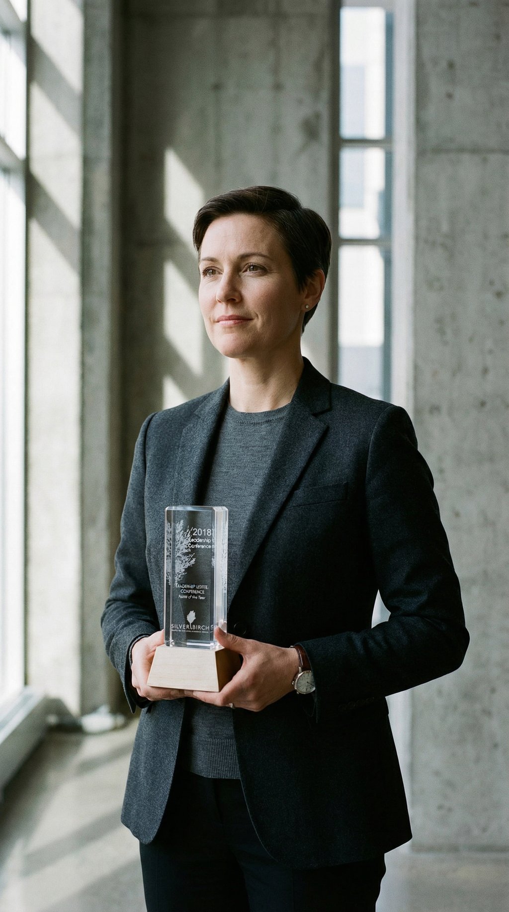 AI product shot of Birch Roots Award