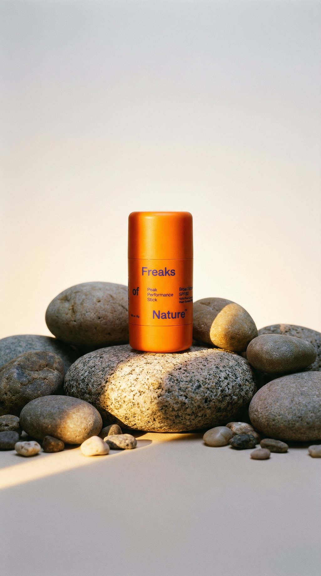AI product shot of Peak Performance Sun Stick SPF50