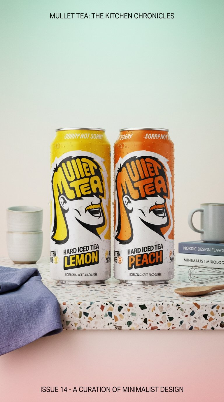AI product shot of Mullet Tea Starter Pack