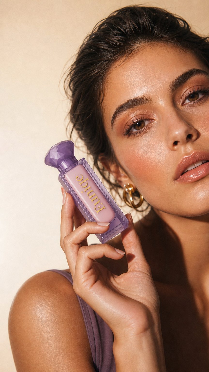 AI product shot of Euniqe Lip Gloss