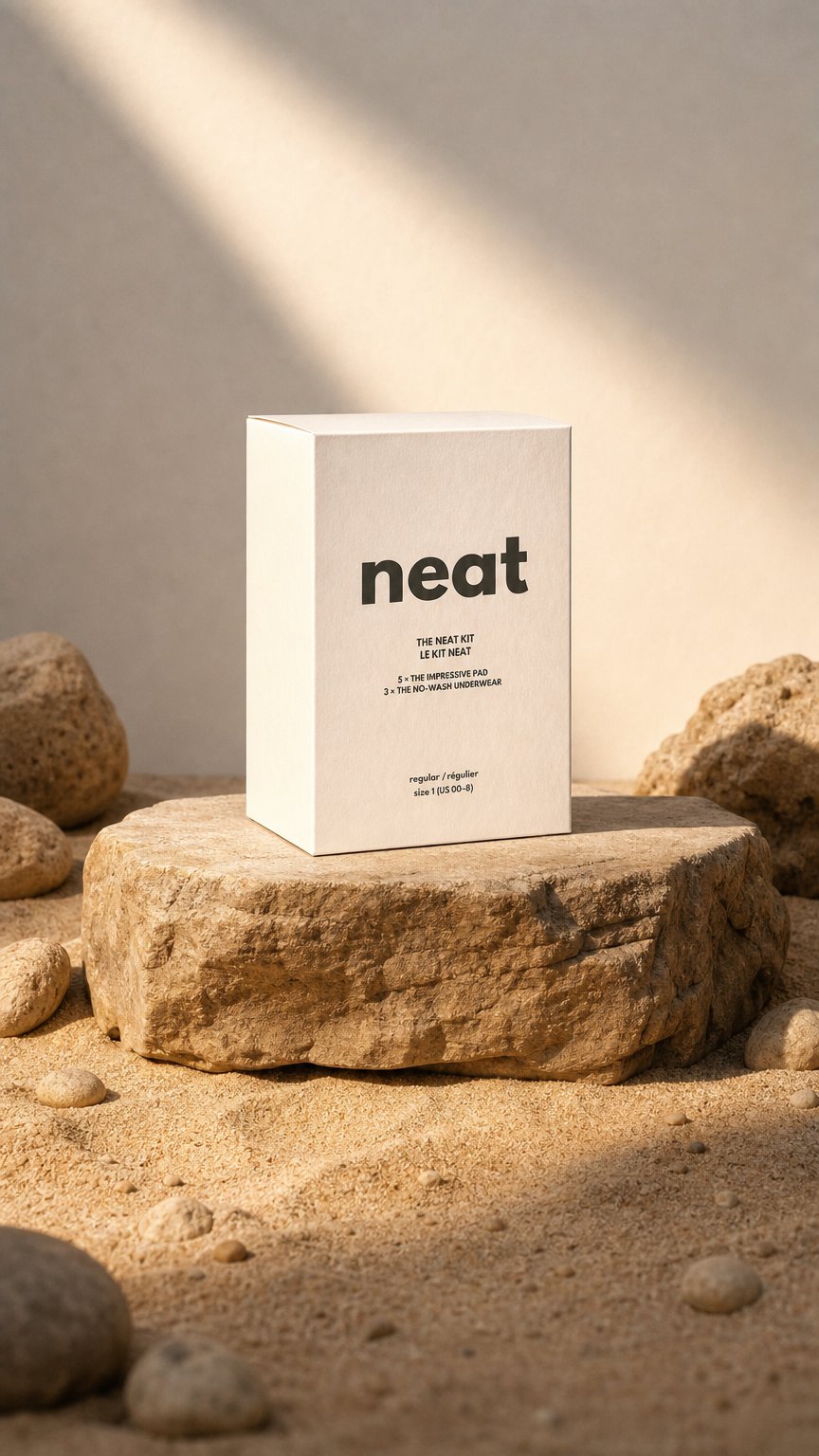 AI product shot of THE NEAT KIT
