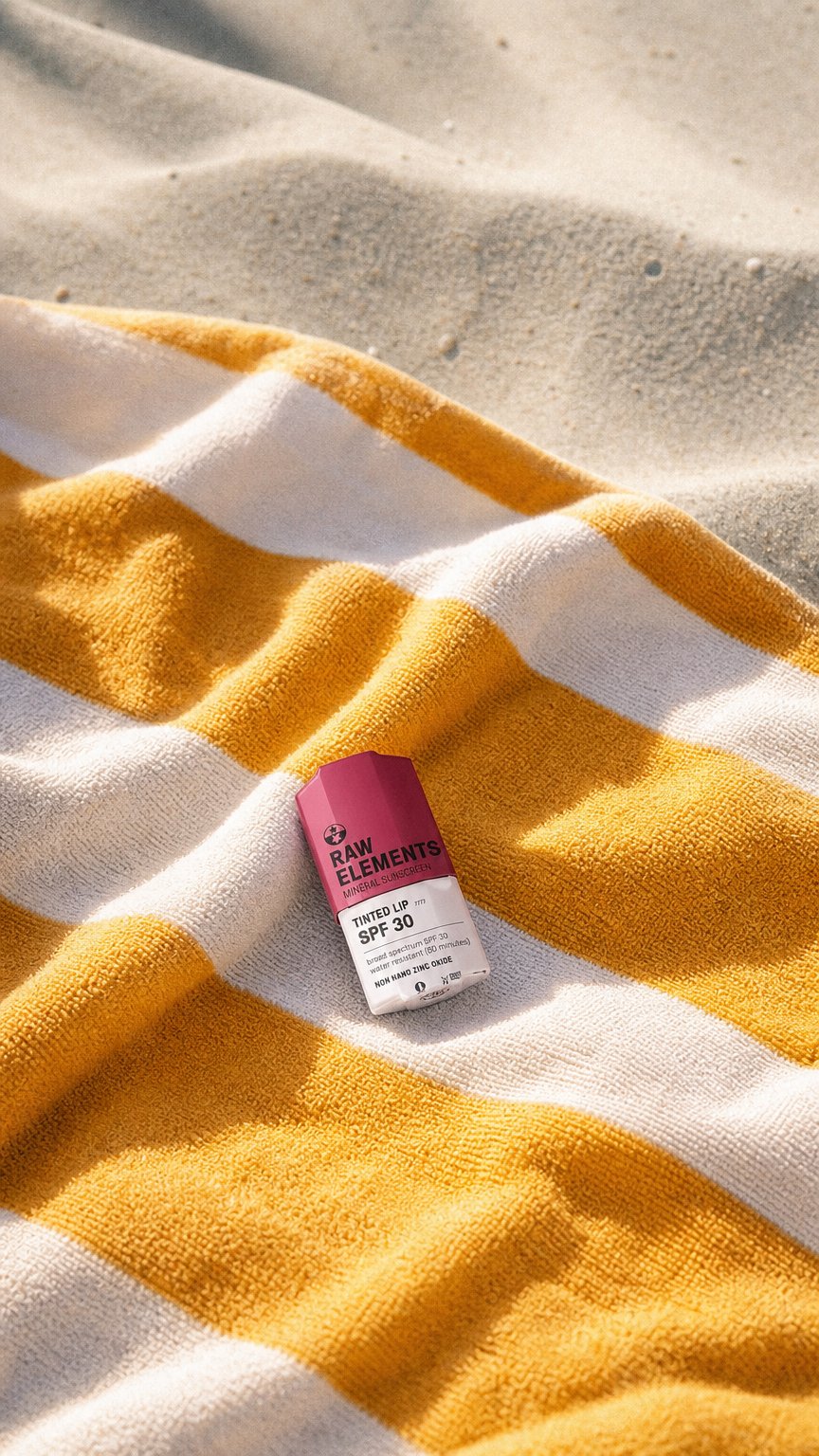 AI product shot of SPF 30 TINTED LIP SUNRISE PACK .15 oz - 3 Pack