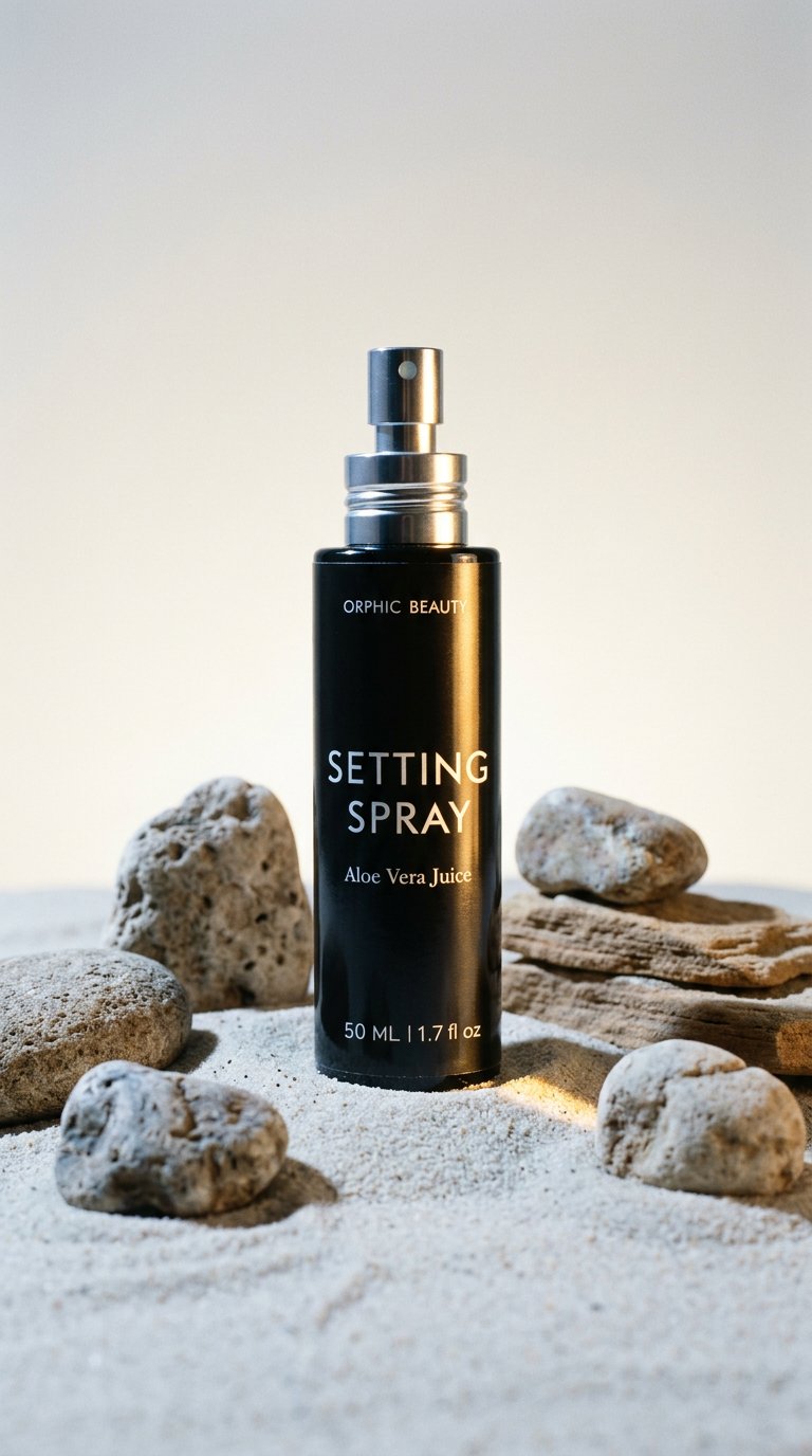 AI product shot of Orphic Setting Spray
