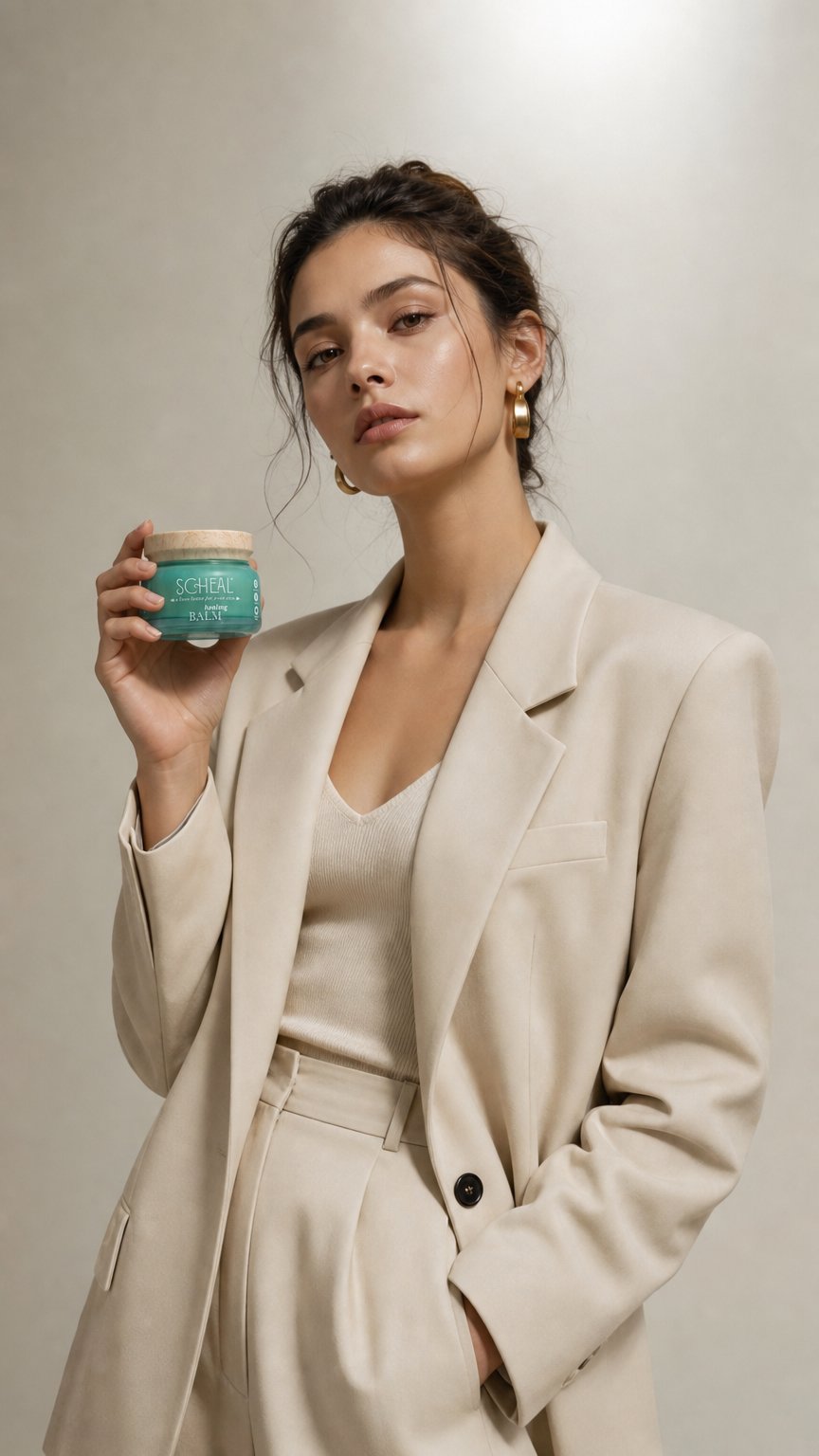 AI product shot of The Healing Balm