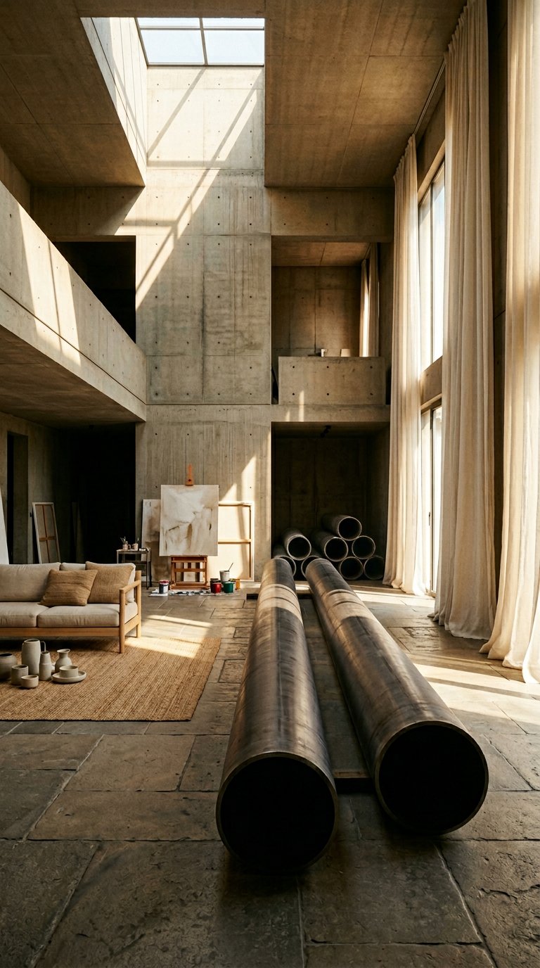 AI product shot of DUPLEX & SUPER DUPLEX PIPES