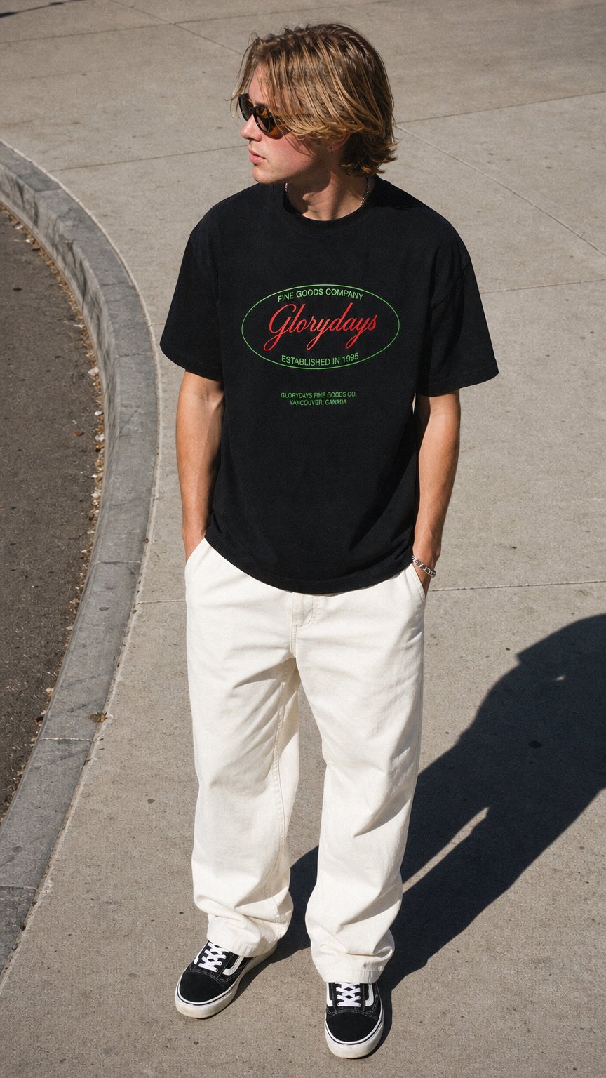 AI product shot of Grocer T-Shirt
