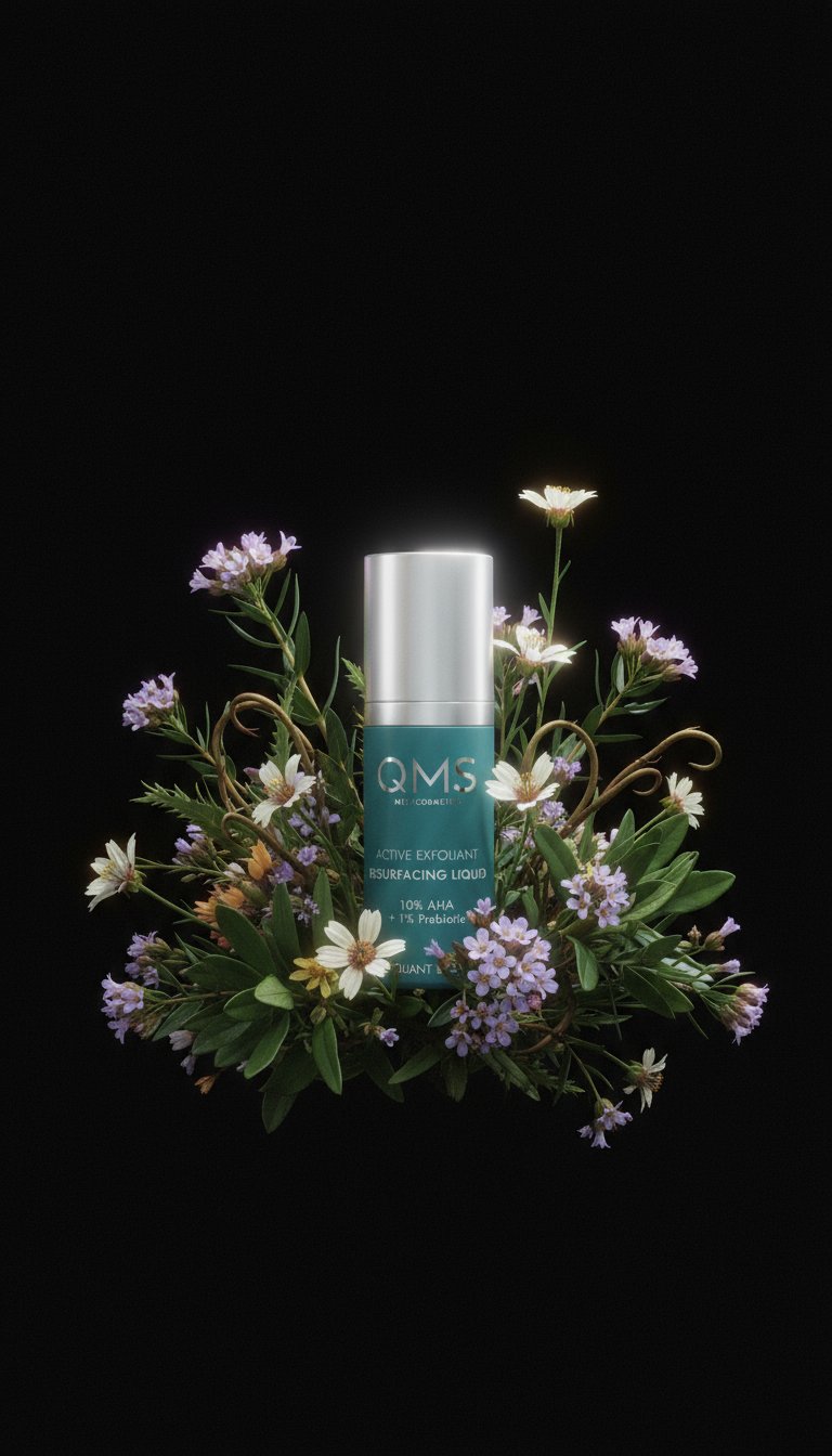 AI product shot of EXFOLIANT SYSTEM 10% AHA Active Exfoliant Resurfacing Liquid