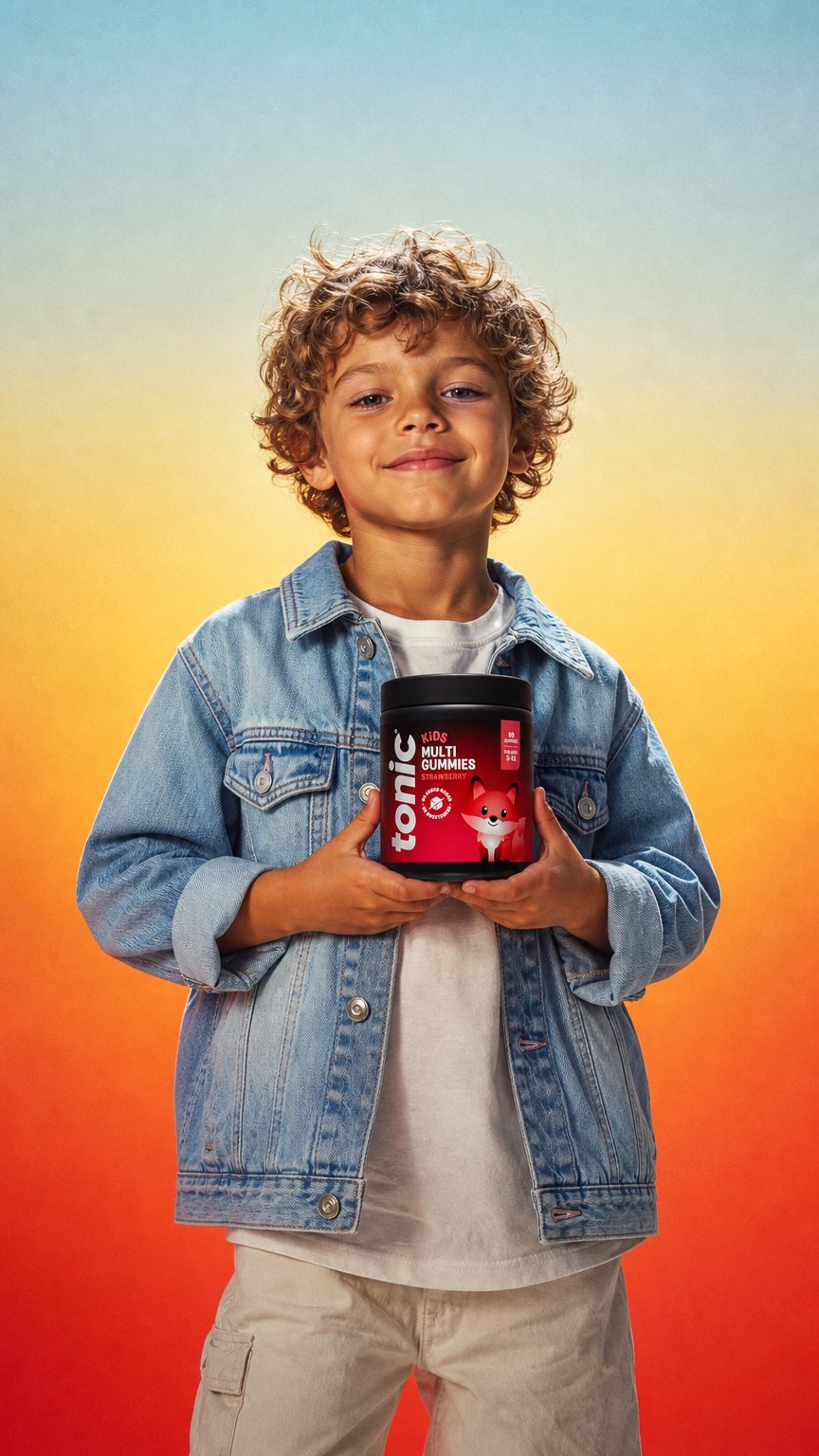 AI product shot of Kids Multi Gummies offer