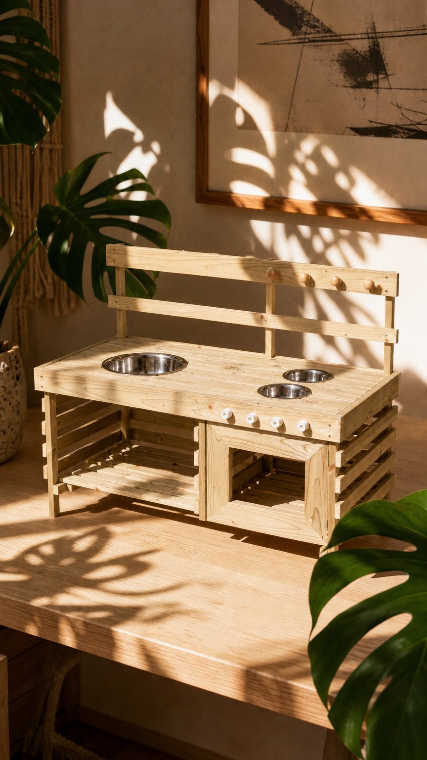 AI product shot of Duck Woodworks – Mudaköök XL