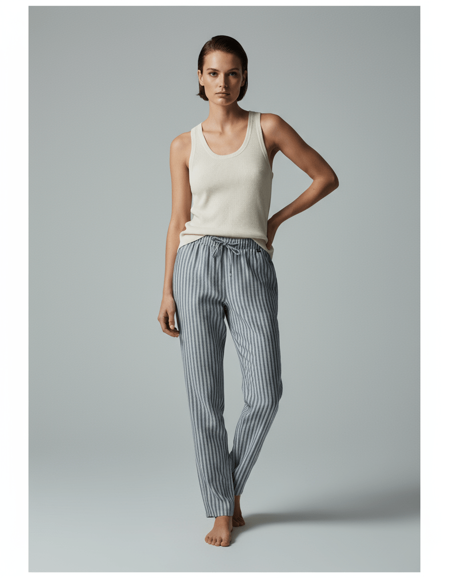 AI product shot of MEN'S PYJAMA PANTS