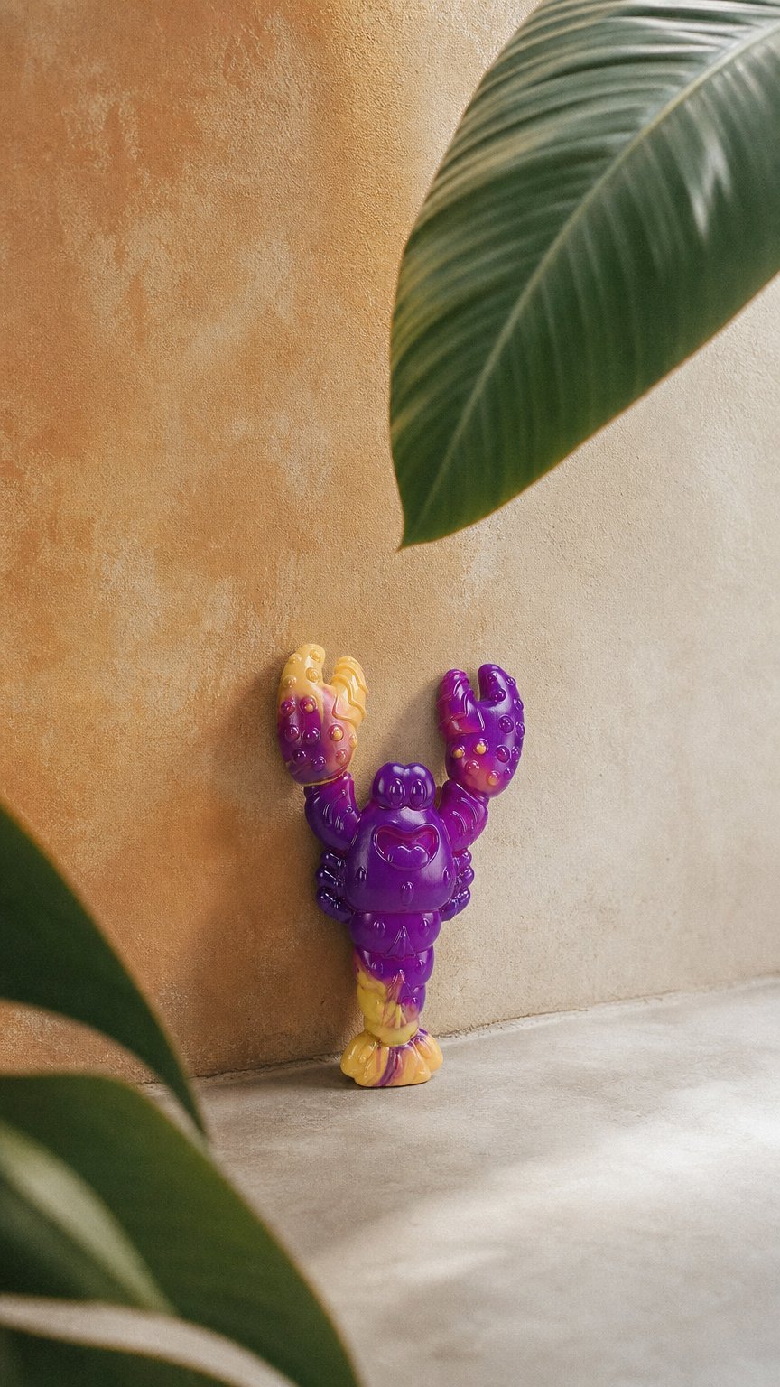 AI product shot of Lori The Lobster