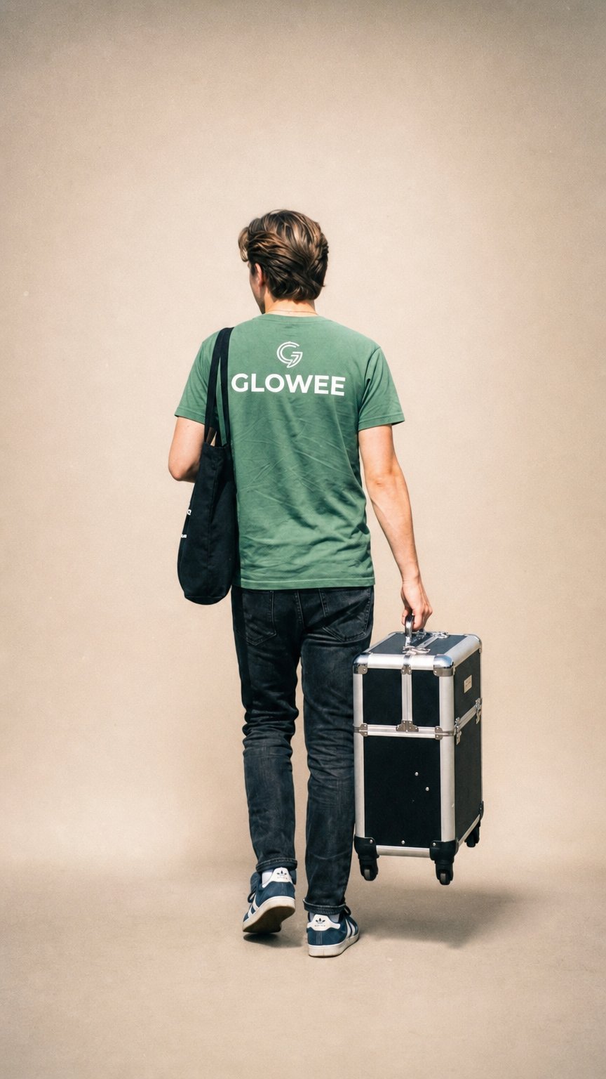 AI product shot of Glowee - Bellezza a domicilio