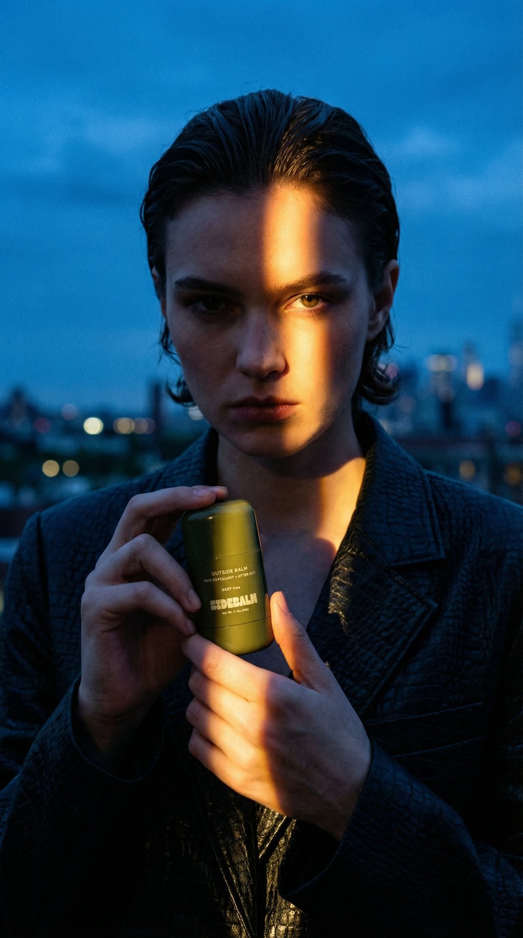 AI product shot of Outside Balm