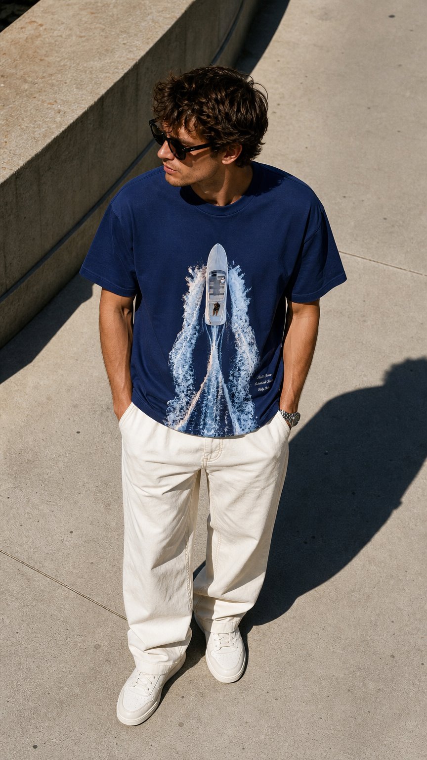 AI product shot of Charme Riviera Tee